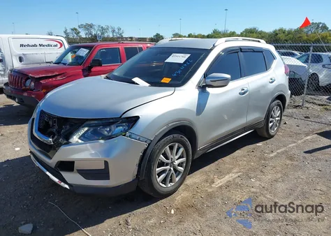 2019 Nissan Rogue Sv из США, поврежденный, VIN KNMAT2MT4KP537721